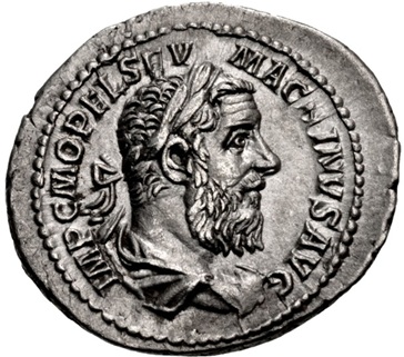 Macrinus (r. 217-218), 218 (Rome Mint - AR Denarius, 3rd Emission) 
