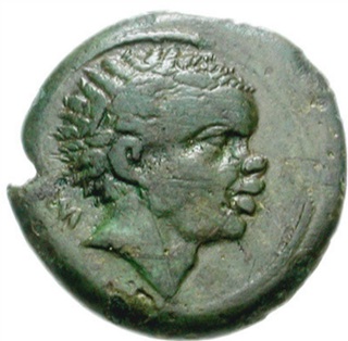 A Man, 208-207 BCE (Etruria - possibly  Arretium - Chiana Valley - AE Quartunica)