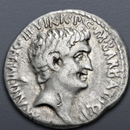 Marc Antony, 41 BCE Spring-Summer (Ephesus mint - M. Barbatius Pollio - AR Denarius)