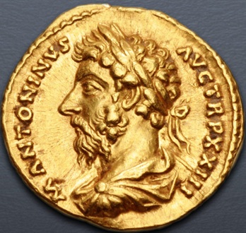 Marcus Aurelius, 169 CE (Rome Mint - AV Aureus)