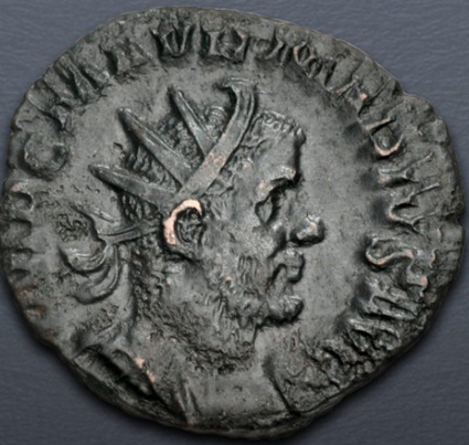 Marius,  269 CE, spring  (Colonia Agrippinensis (Cologne) mint - 1st emission -  AR Antoninianus) 