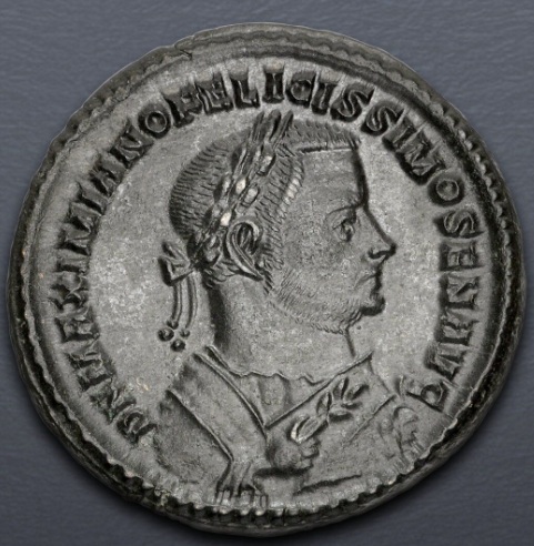 Maximianus (Maximian), 305  CE, May 1  (Londinium mint -  AE Follis)