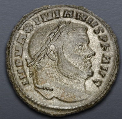 Maximianus (Maximian), ca. 303 CE (Carthage mint - 2nd officina - AE Follis)