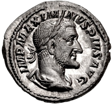 Maximinus I, 236 CE  (Rome Mint - AR Denarius)