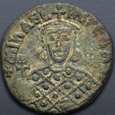 Michael III, 866-867 CE (Constantinople Mint - Æ Follis