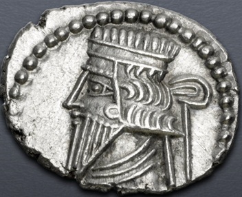 Mithradates V, ca. 140 CE (Parthian, Ekbatana mint - AR Drachm)