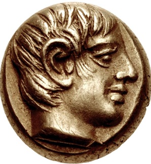 A Person,  454-427 BCE  (Lesbos, Mytilene -   EL Hekte - Sixth Stater)