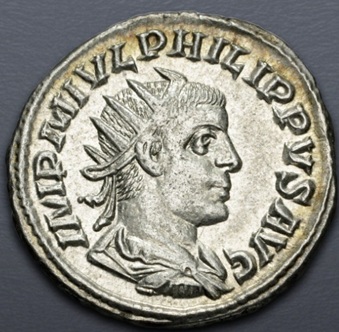 Philip II, 249 CE   (Antioch mint - AR Antoninianus)