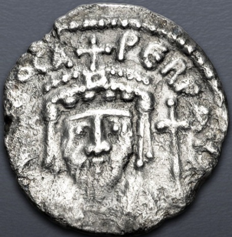 Phocas, 602-608 (Carthage Mint AR Light Third Siliqua)