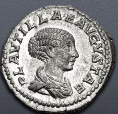 Plautilla, Augusta, 202 CE  (Rome mint - AR Denarius)
