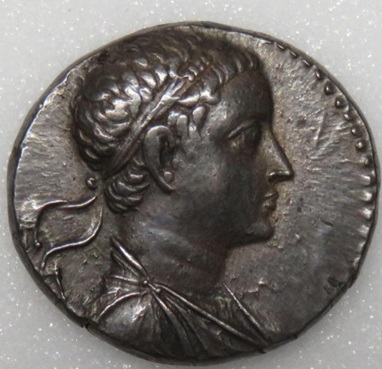 Ptolemy V,  ca. 203 BCE (Silver tetradrachm) Victoria and Albert Museum,  London,  A.666-1910