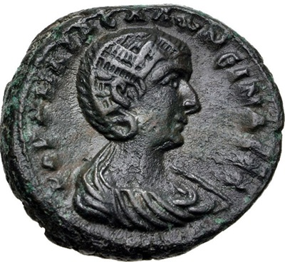Salonina, Augusta, 263-264 CE  (Alexandria mint - Potin Tetradrachm)