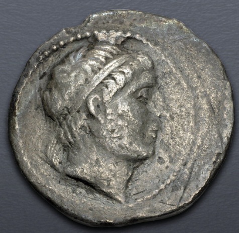 Seleukos II Kallinikos, 225-224 BCE  (CY 35 of Arados - Simyra mint - AR Tetradrachm)
