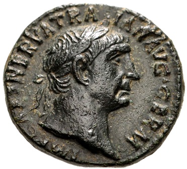 Trajan, ca. 99 CE  (Rome Mint - AR Semis)