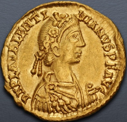Valentinian III, 426-455 (Rome mint - AV Solidus)