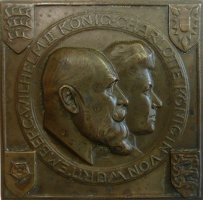 Wilhelm II and Charlotte,  1911  (Ludwig Habich) Landesmuseum Württemberg, 	Stuttgart,  MK 2962