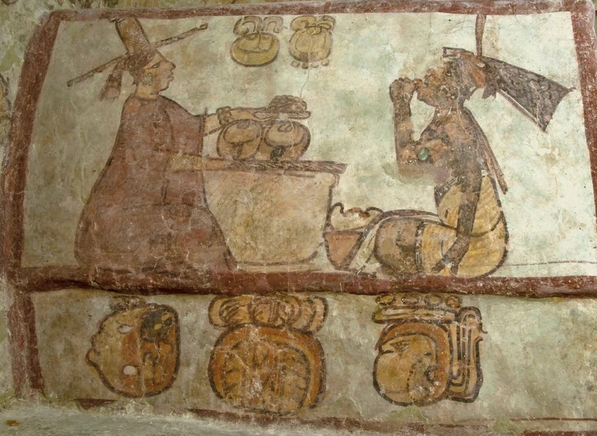Calakmul Mural, 650-700 CE (Mayan) 
