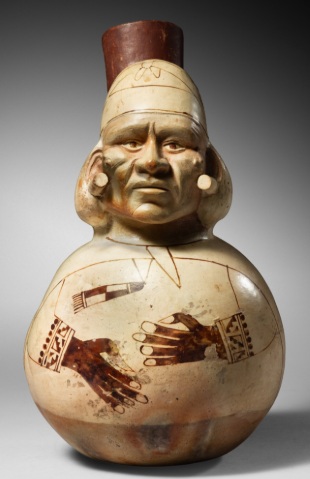 A Man, ca. 500 CE (Moche Peru) 