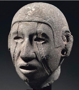 Cabeza (basalt), ca. 1425 (Aztec)