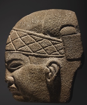 A Person, Hacha Head, ca. 580 CE (Late Classic Maya - Veracruz)