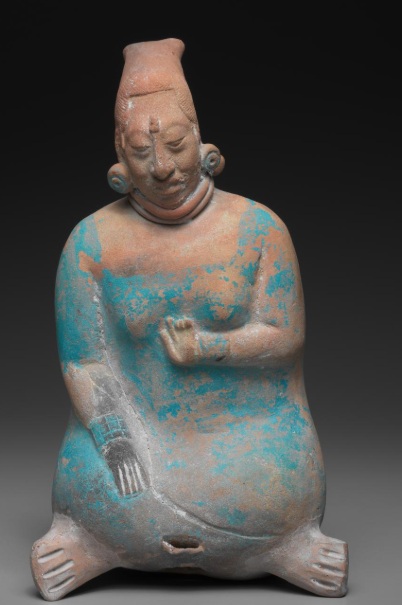 Seated Person, ca. 750 (Jaina Island, Campeche, Mexico) National Gallery of Victoria, Melbourne, PC4-1986
