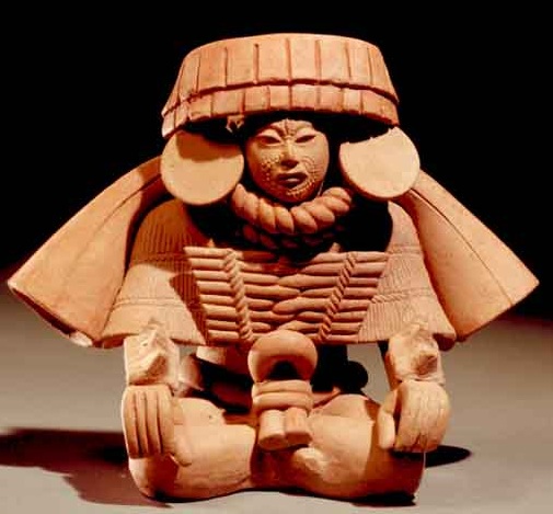 A seated person, ca. 750 (Late Classic)