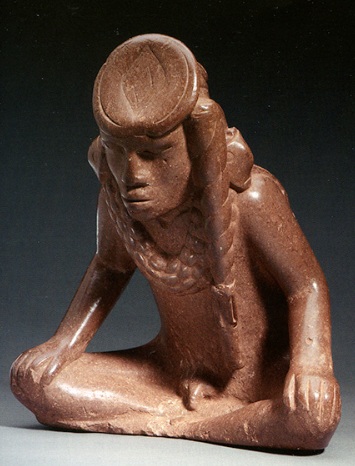 A Warrior, ca. 1150 (Spiro Mounds ; Cahokia)  University of Arkansas Museum, Fayetteville