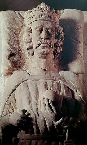 King Władysław I Łokietek, ca. 1333 (Pińczów limestone) Wawel Cathedral, Kraków, Poland