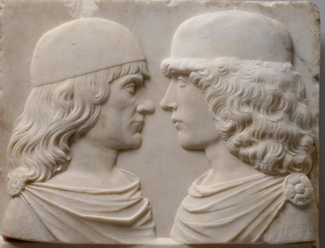 Double Portrait, ca. 1495 (workshop of Pietro Lombardi) Kunsthistorisches Museum, Wien, Kunstkammer, 8896 