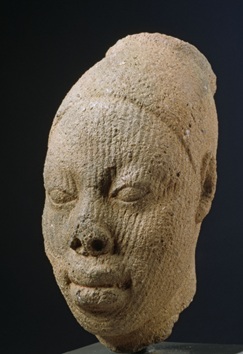 Dignitary, ca. 1250 (Ife Nigeria Yoruba) Ethnologisches Museum. Berlin, Inv. III C 27531