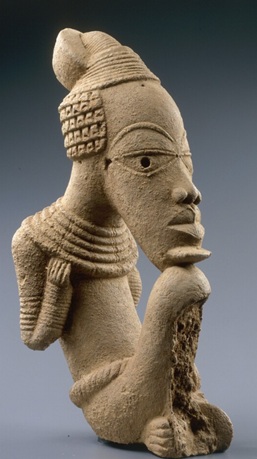 A Person, ca. 500 BCE (Nok - Nigeria) Musée du Quai Branly,  Paris, 70.1998.11.1 D