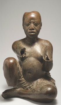 A Person, ca. 1300 CE (possibly Ife, Tada Nigeria) 